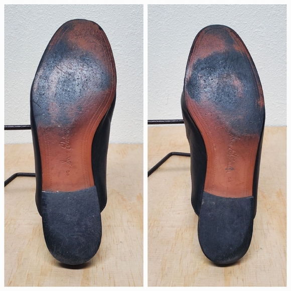 Sam Edelman Black Leather Slip-on Loafers Size 8M - Picture 9 of 10